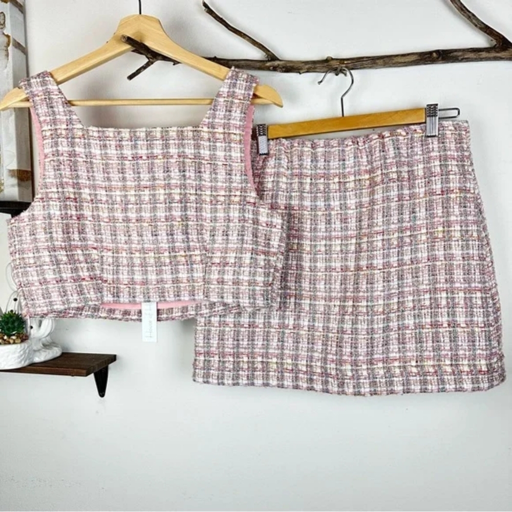 HOUSE OF HARLOW 1960 Pixie Dust Tweed 2-Piece Set - Picture 6 of 6